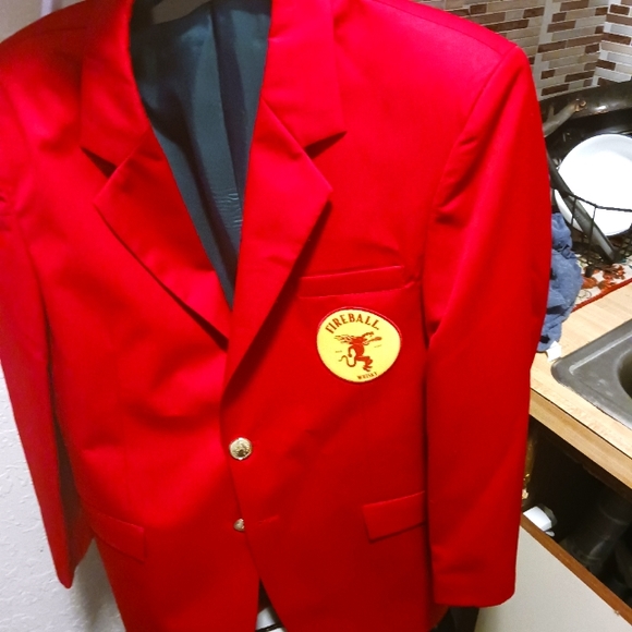 Fireball Red Executive jacket where this jacket to us open win 1000$ 1 of 10 - Picture 1 of 17